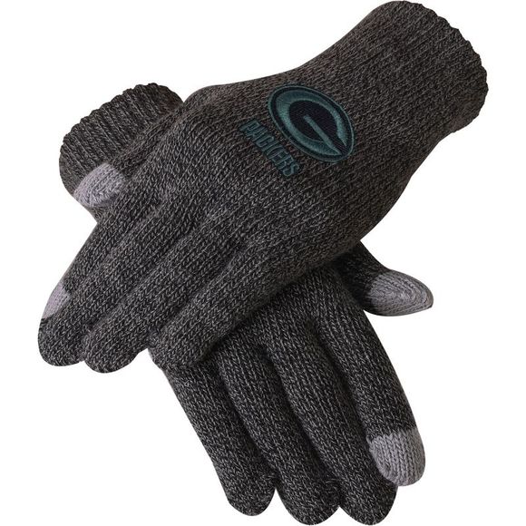 FOCO Other - Green Bay Packers Charcoal Grey Gloves